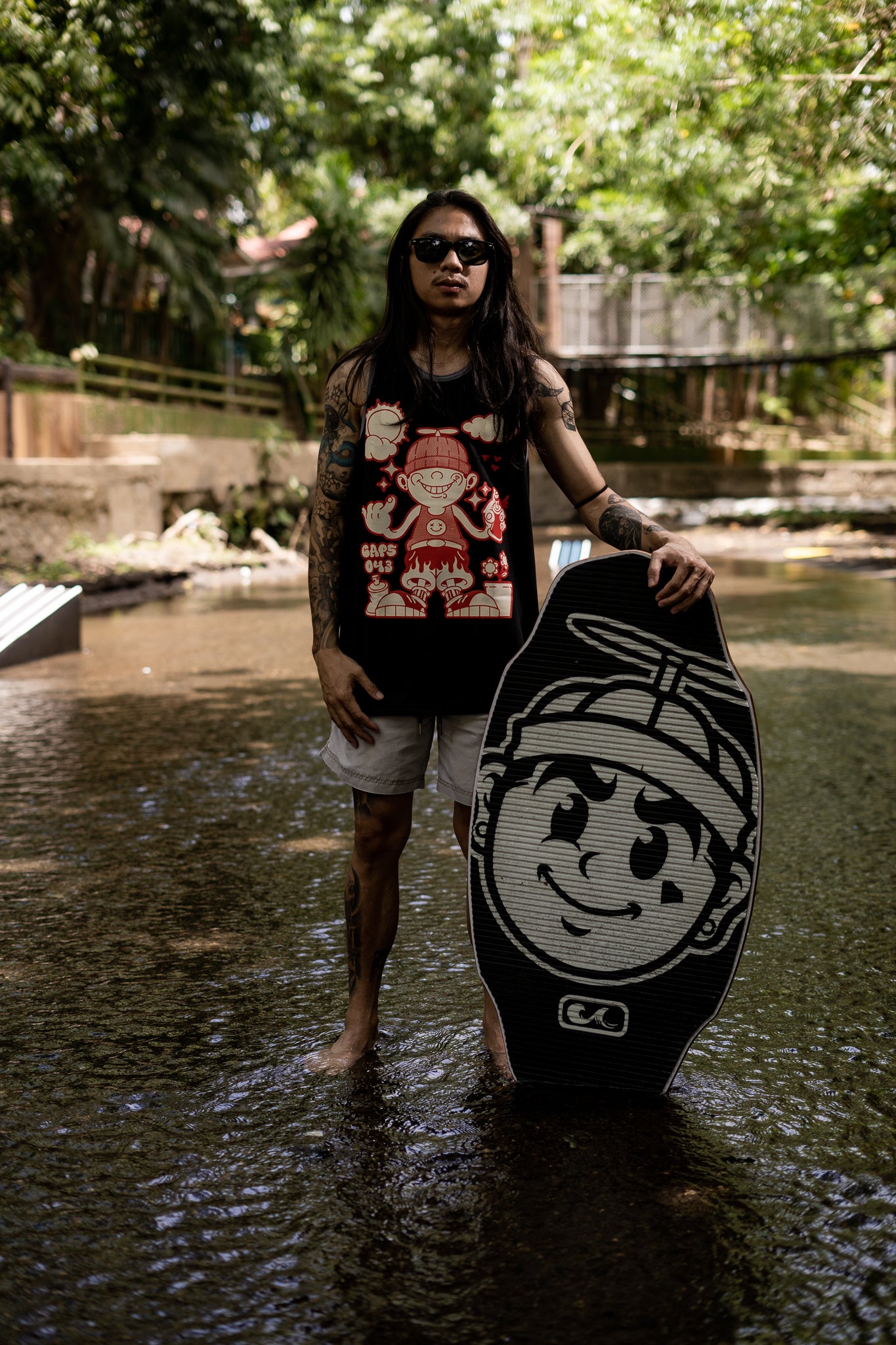 CAPS 043- STREET TANKTOPS BLACK