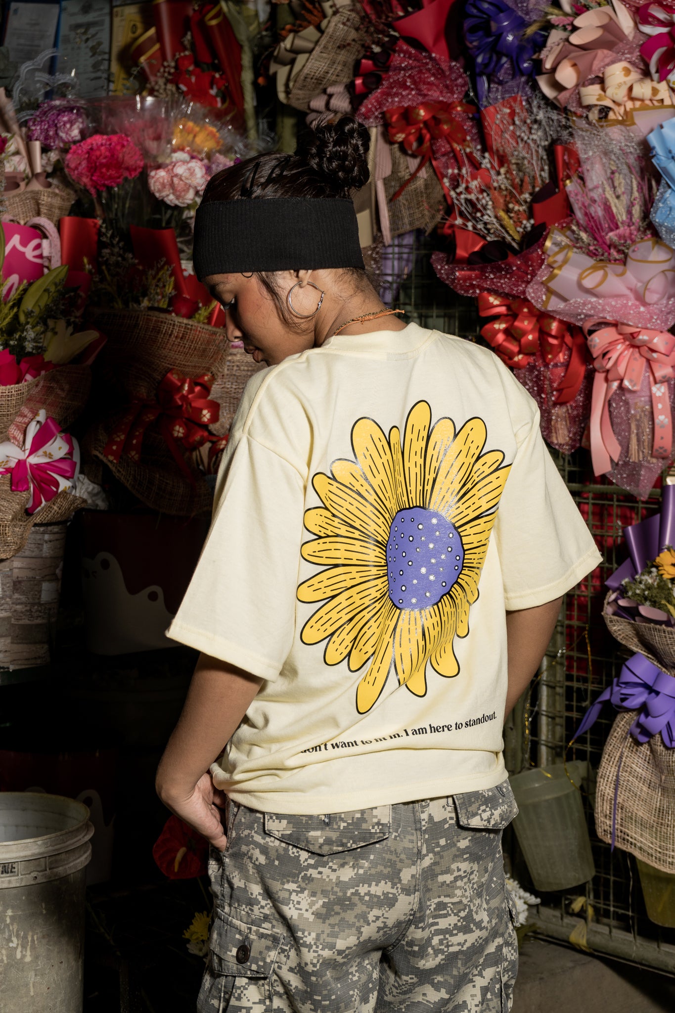 CAPS043- SUNFLOWER OFFWHITE
