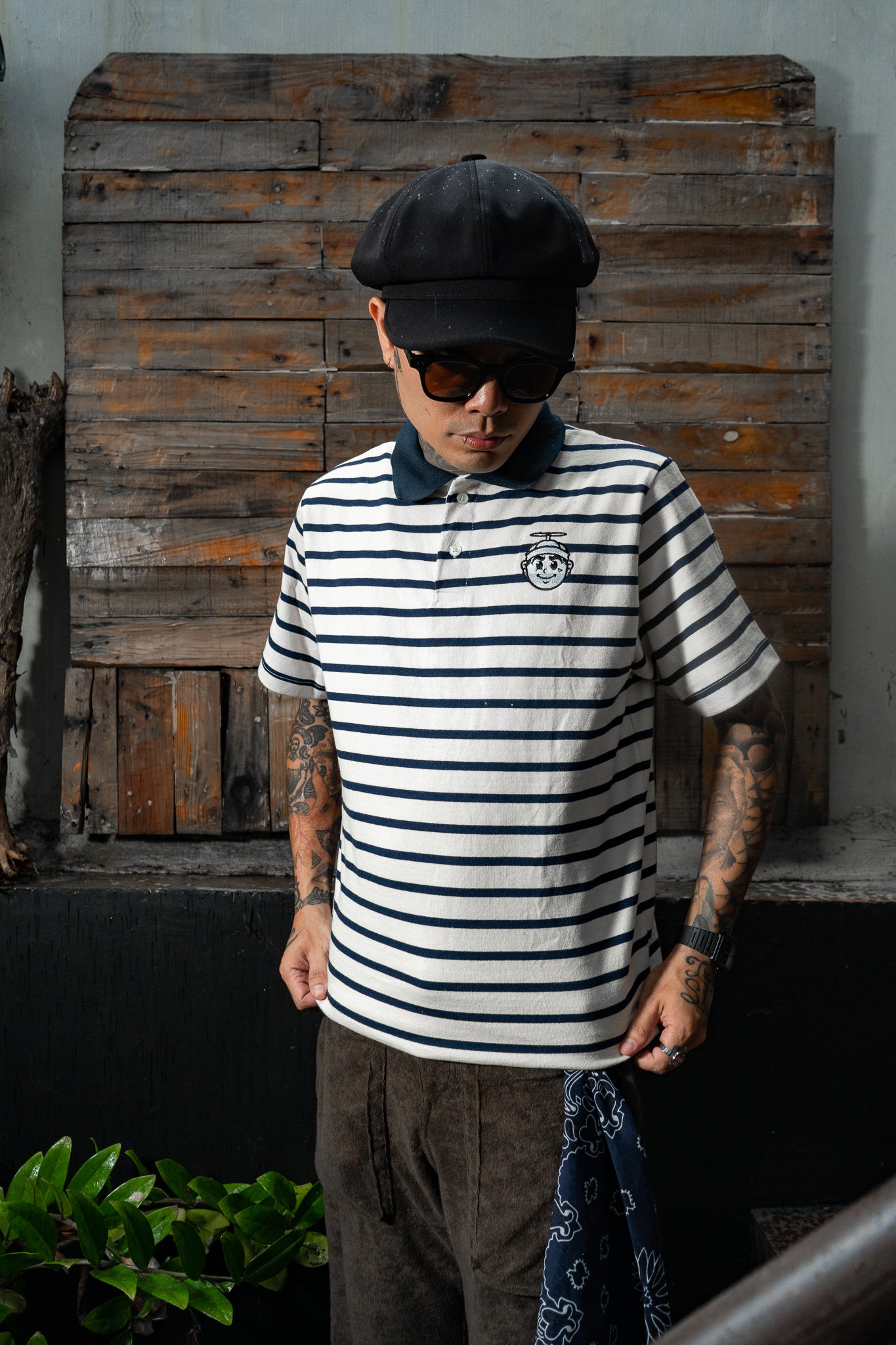 CAPS043- WHITE POLO SHIRT