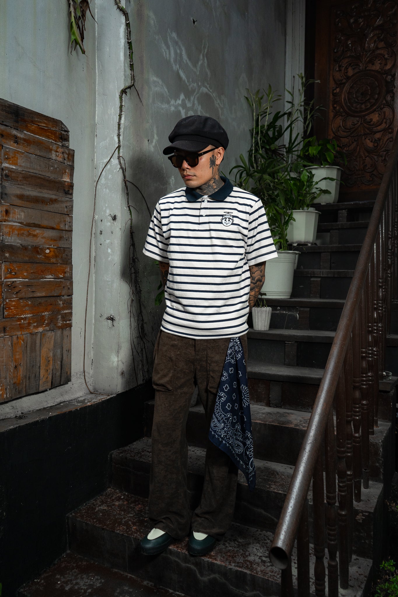CAPS043- WHITE POLO SHIRT