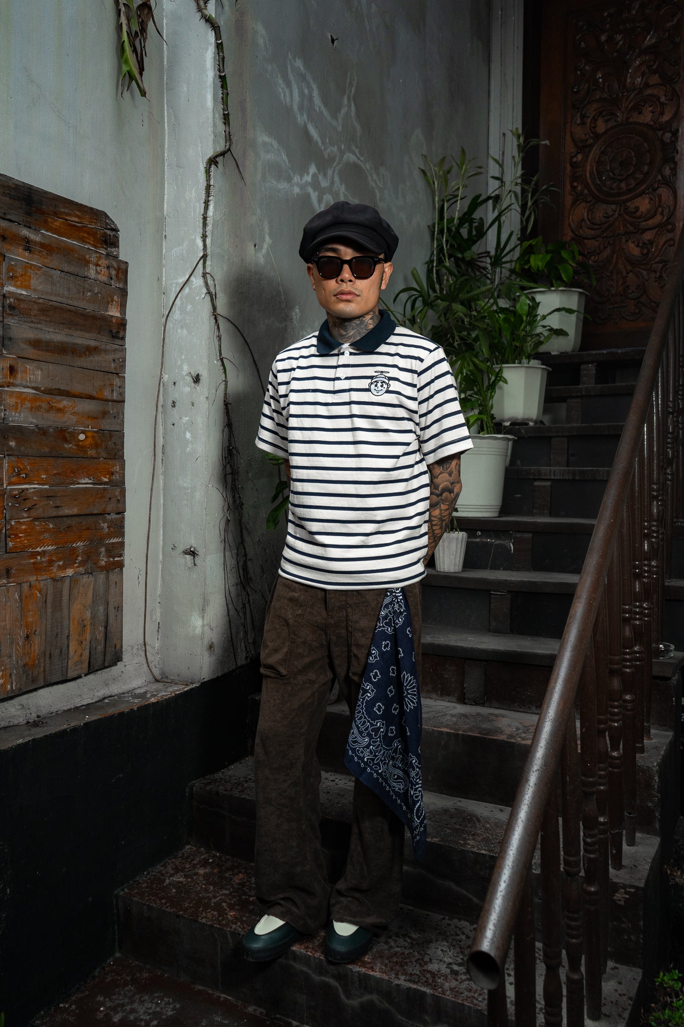 CAPS043- WHITE POLO SHIRT