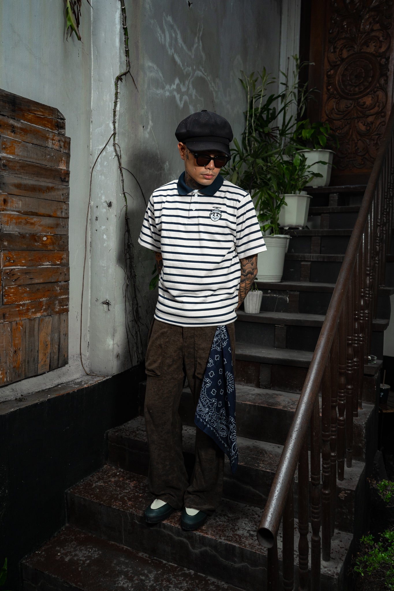 CAPS043- WHITE POLO SHIRT