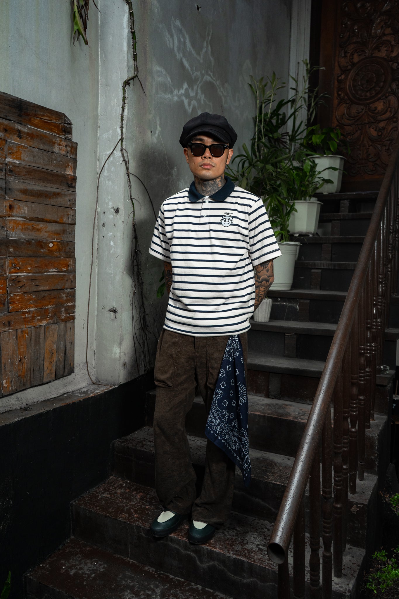 CAPS043- WHITE POLO SHIRT