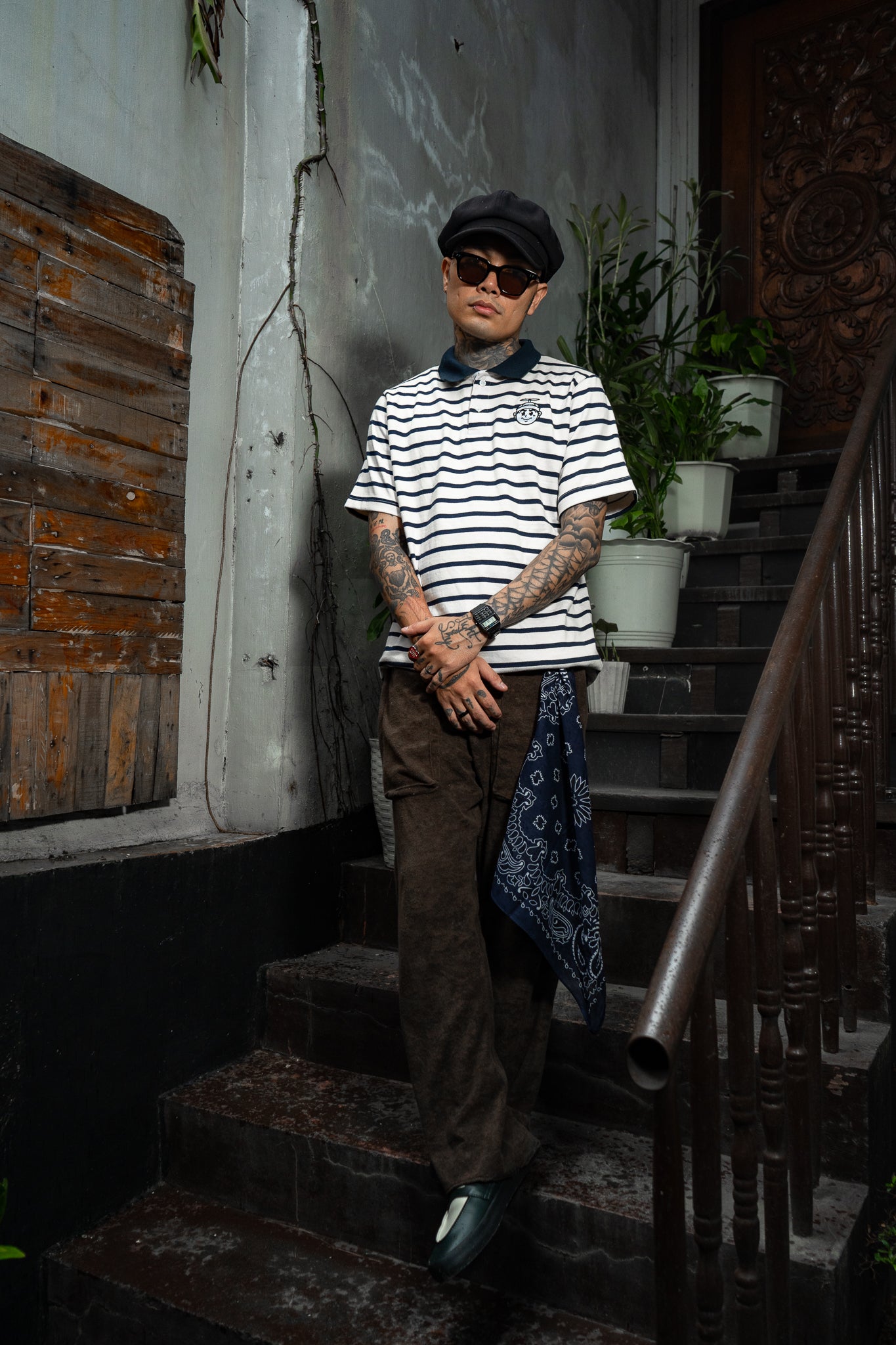 CAPS043- WHITE POLO SHIRT