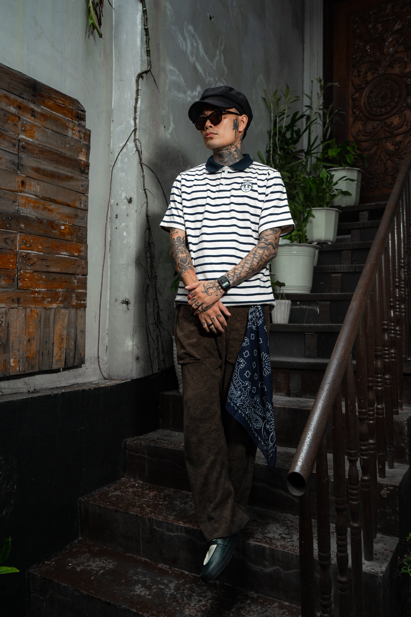 CAPS043- WHITE POLO SHIRT