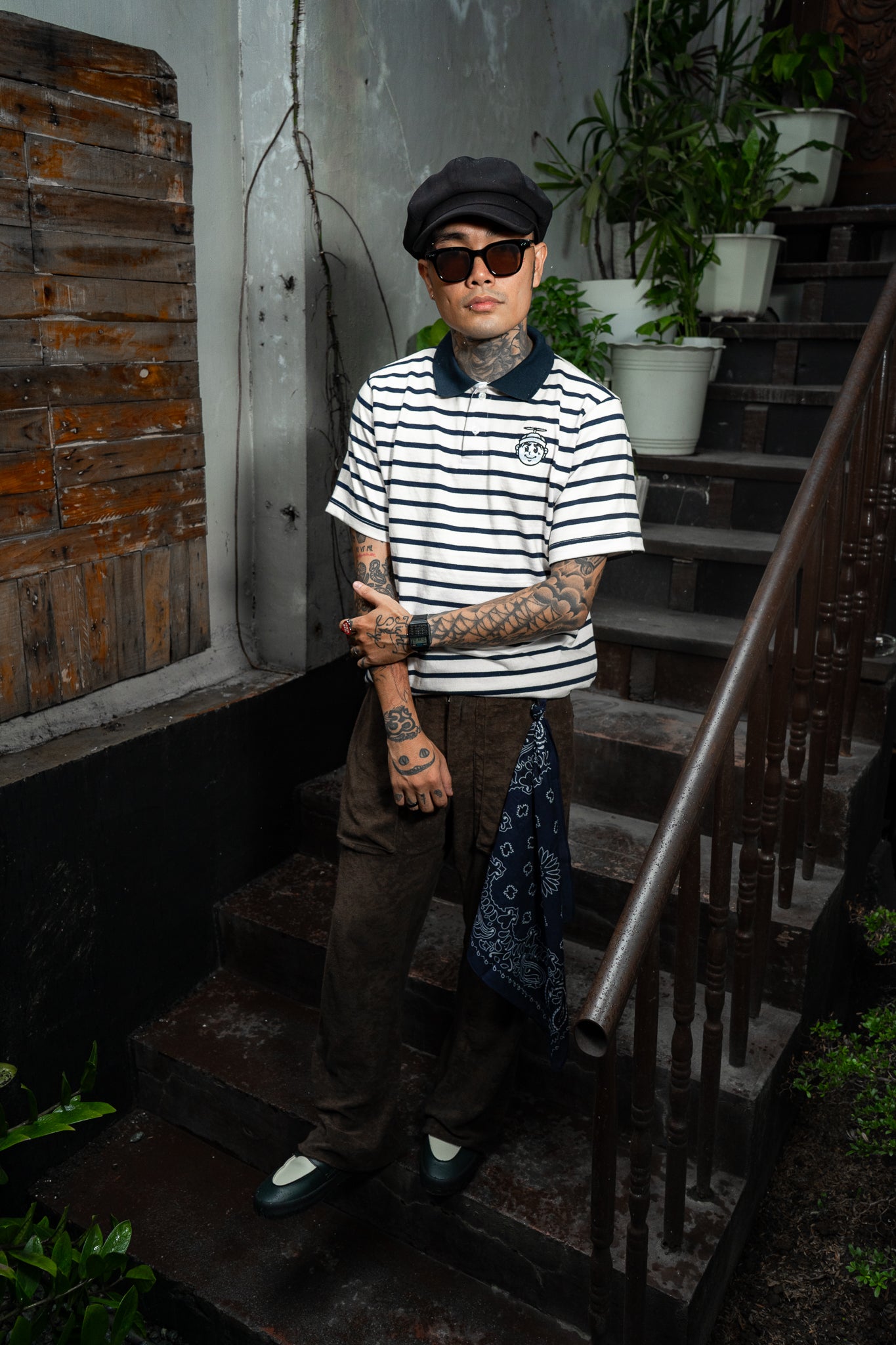 CAPS043- WHITE POLO SHIRT