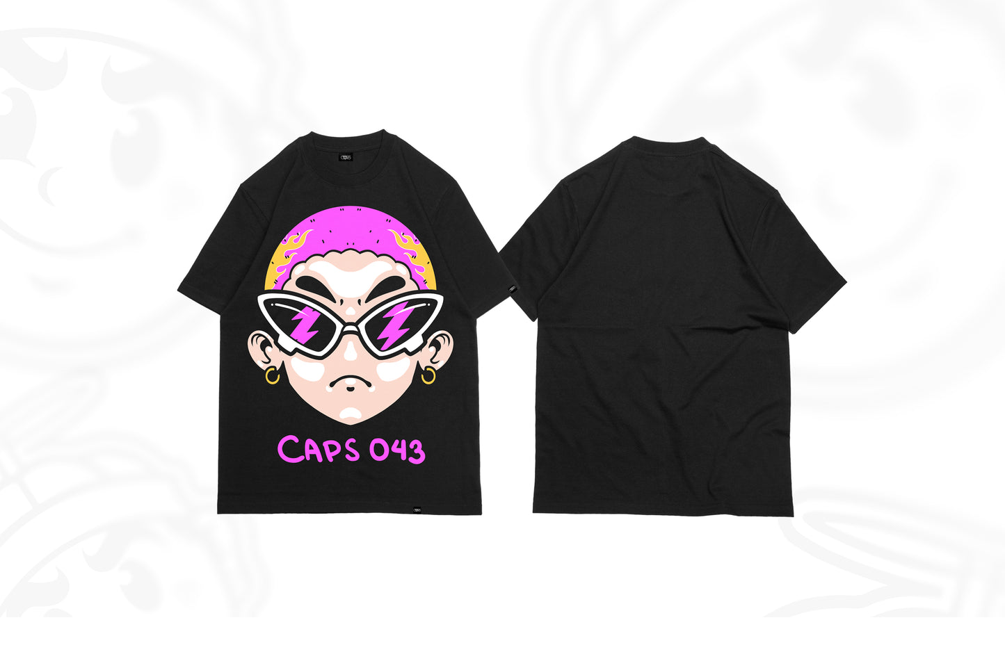 CAPS 043 - GECKOMAN BLACK