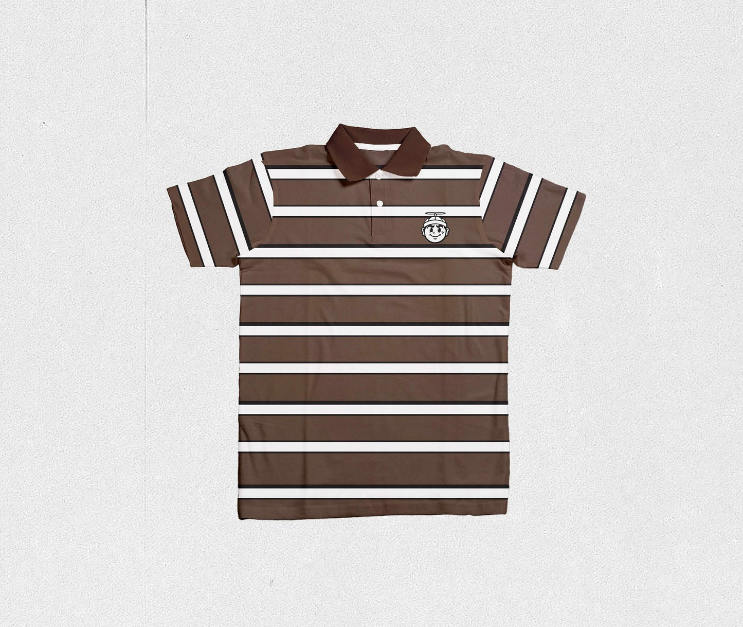CAPS 043- BROWN POLO SHIRT