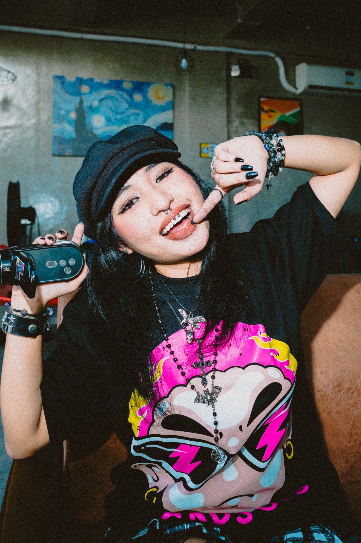 CAPS 043 - GECKOMAN BLACK