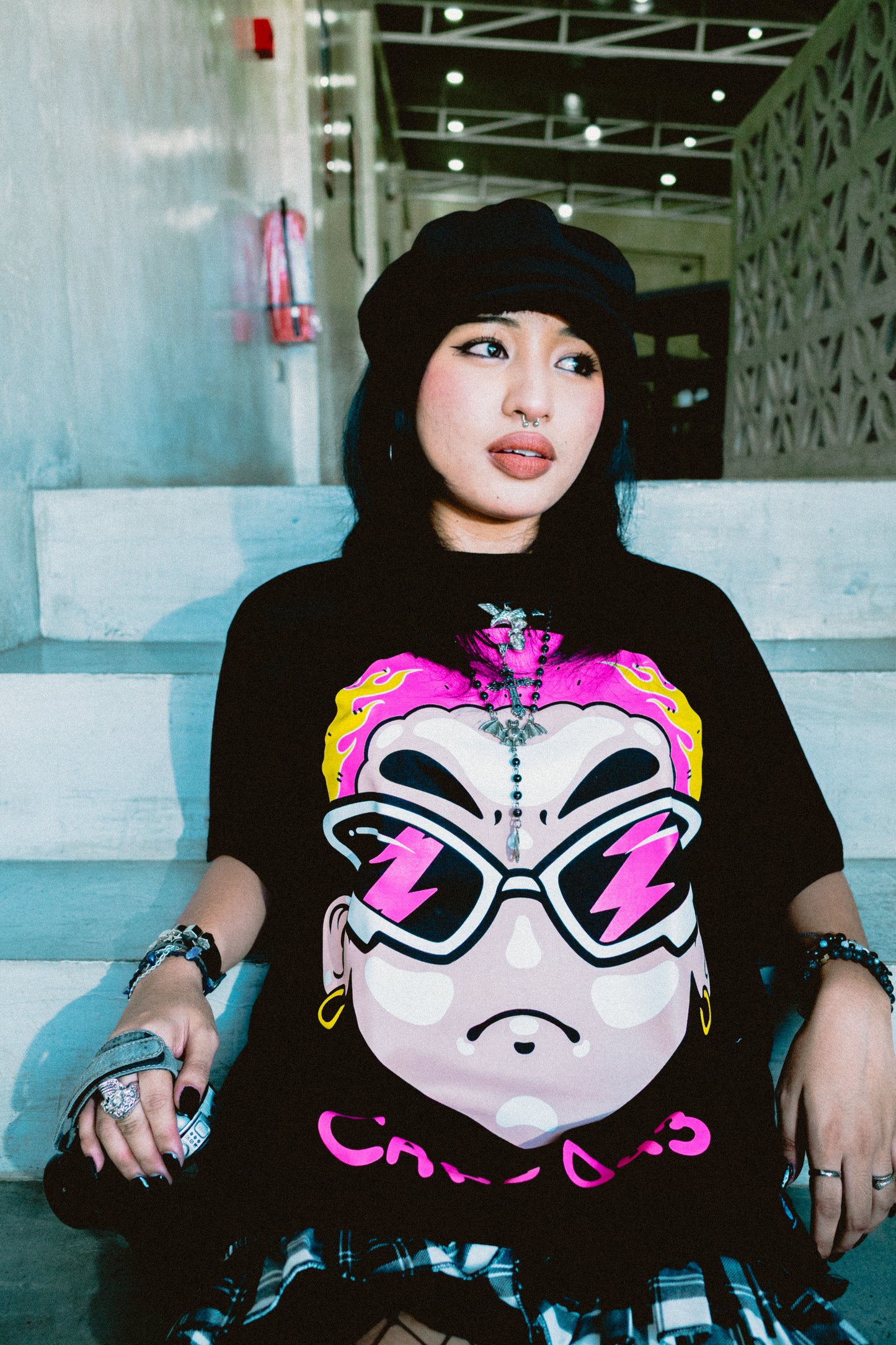 CAPS 043 - GECKOMAN BLACK