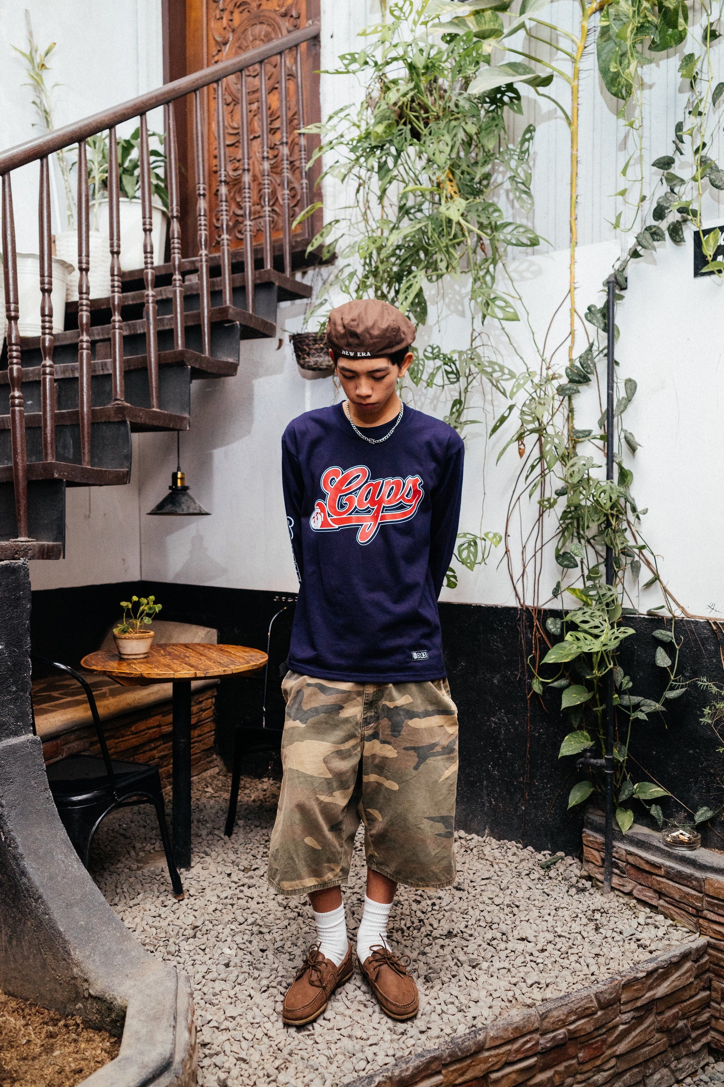 CAPS 043 - OG LOGO LONGSLEEVE