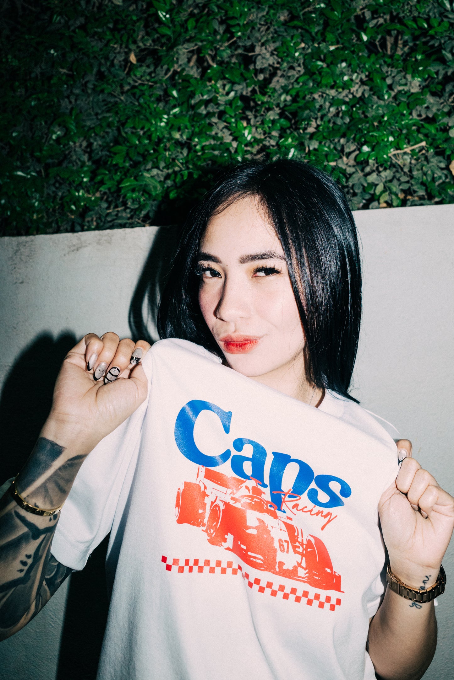 CAPS 043 - F1 SHIRT WHITE