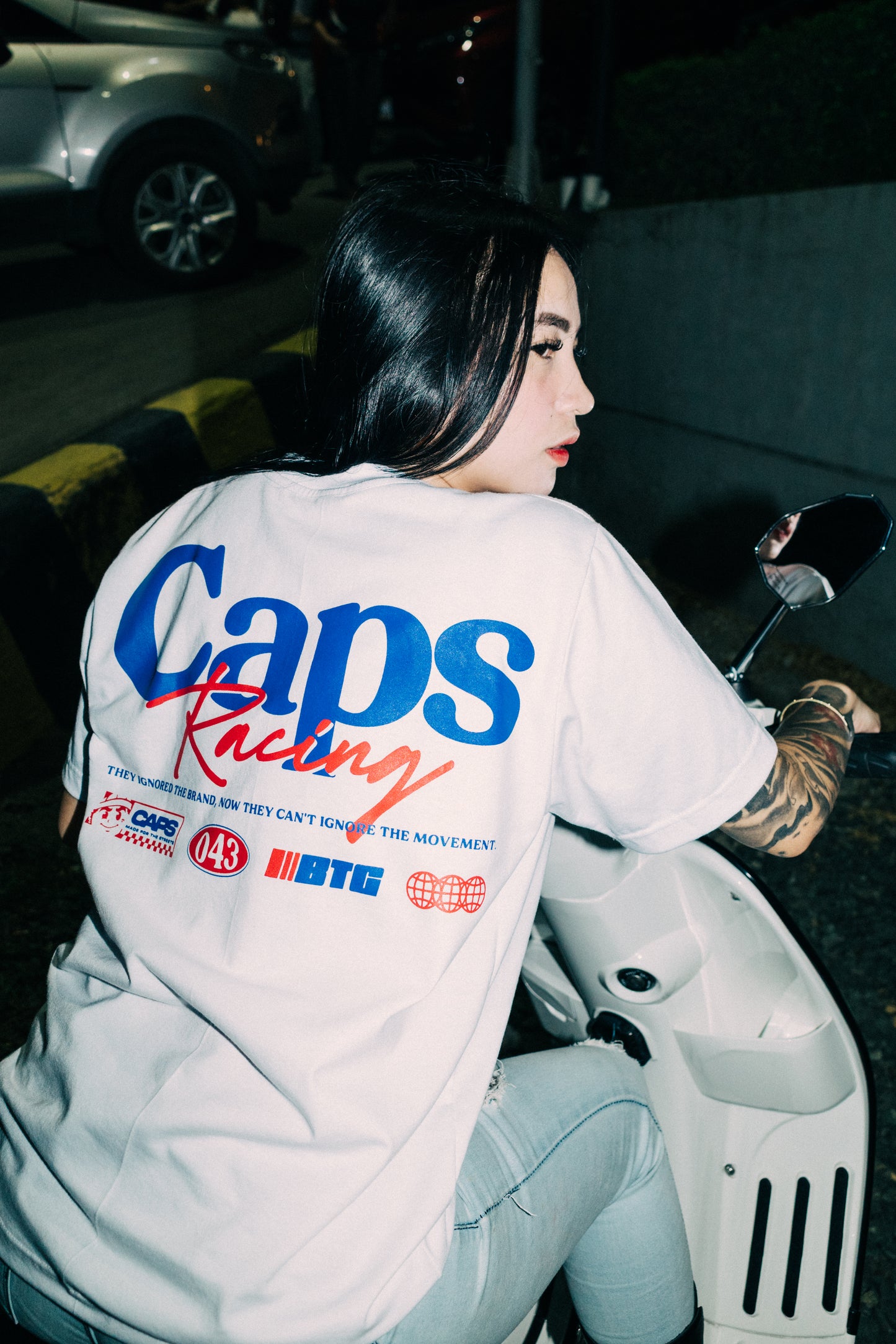 CAPS 043 - F1 SHIRT WHITE