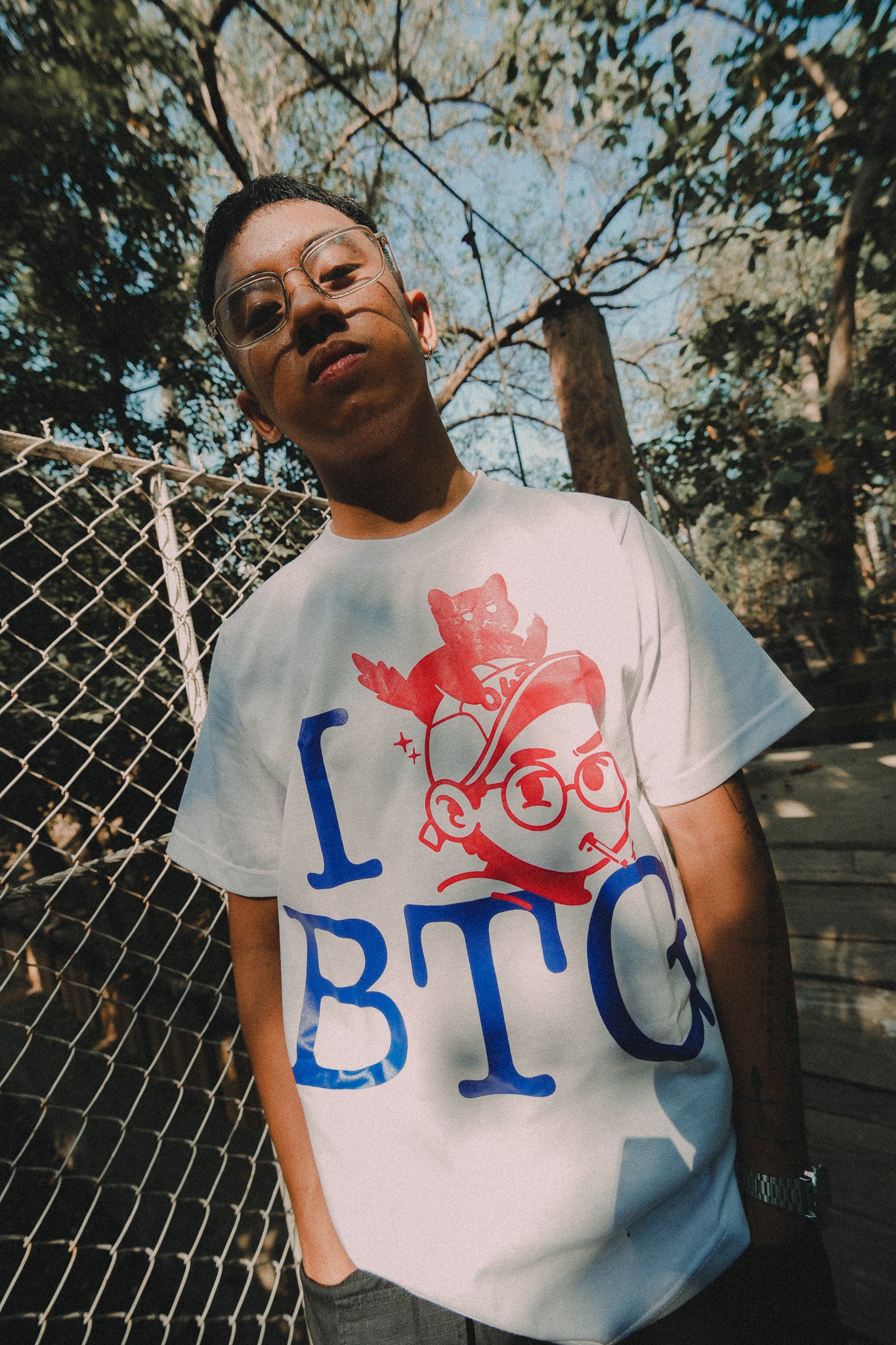 CAPS 043- BTG SHIRT WHITE