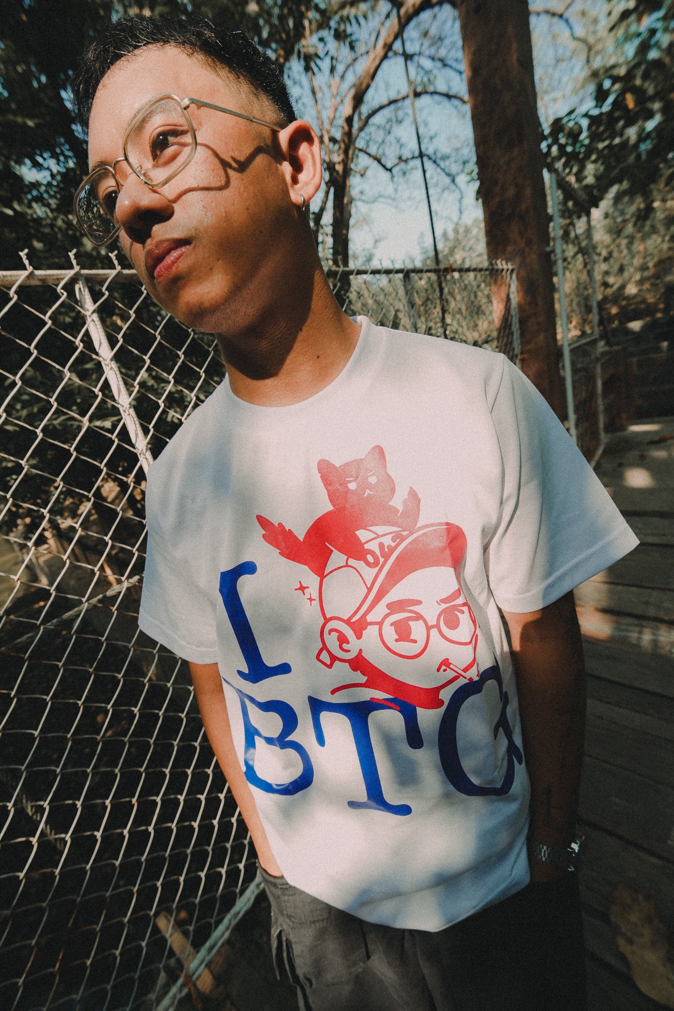 CAPS 043- BTG SHIRT WHITE